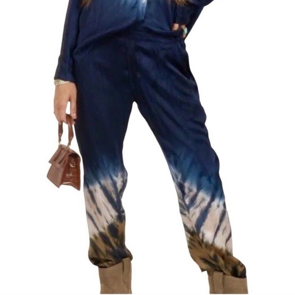 Young Fabulous & Broke size XS Silky Tie Dye Joggers